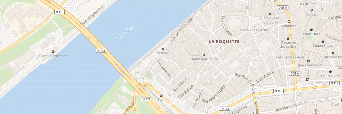 Plan du 8 Rue Genive à Arles