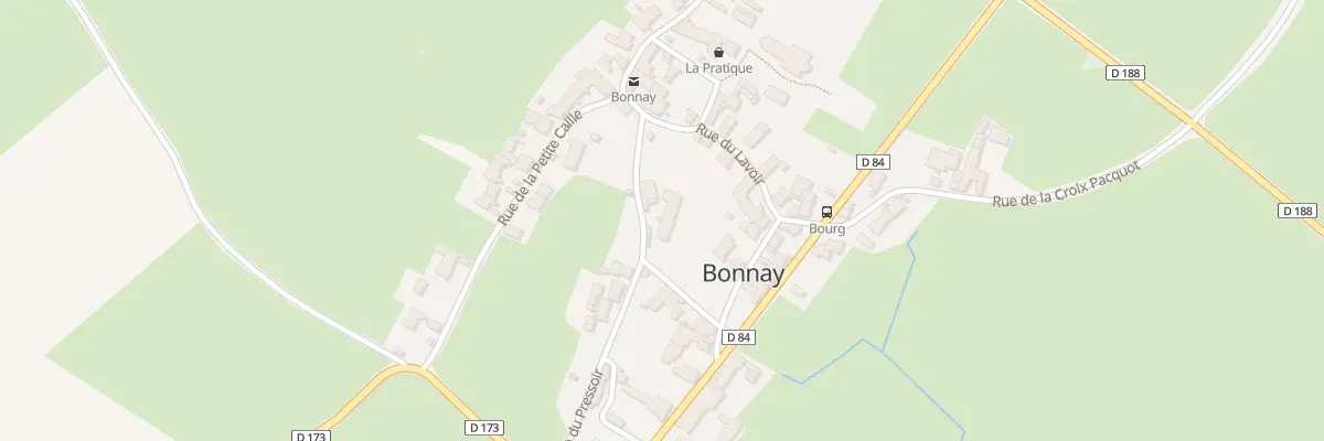 Plan du 6 Rue du Pressoir à Bonnay-Saint-Ythaire
