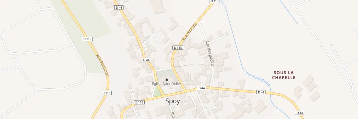 Plan du 6 Rue du Patis à Spoy