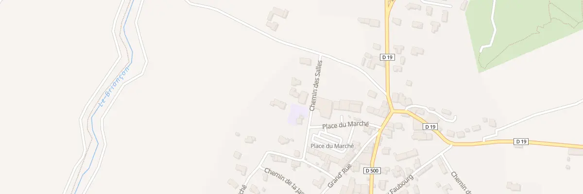 Plan du 1B Che des Salles à Théziers