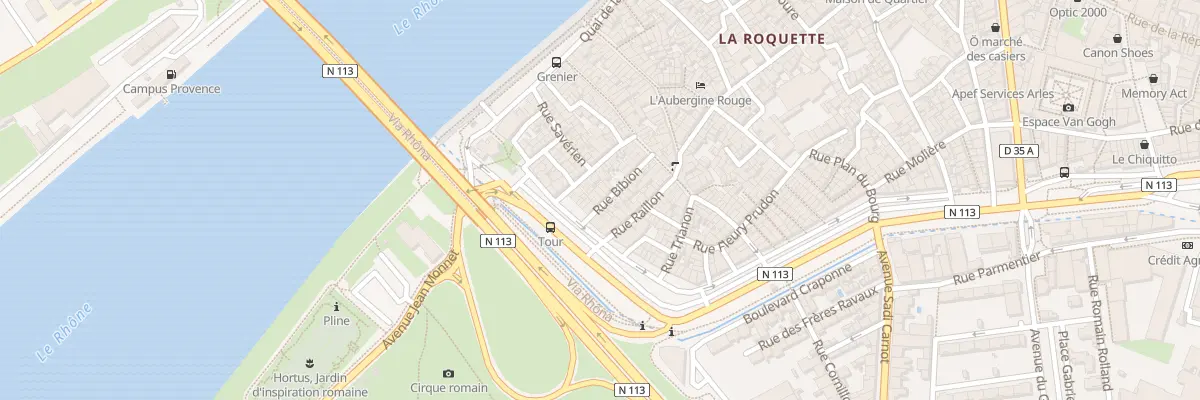Plan du 18 Rue Bibion à Arles