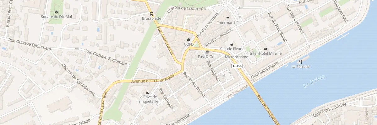 Plan du 27 Rue de la Verrerie à Arles