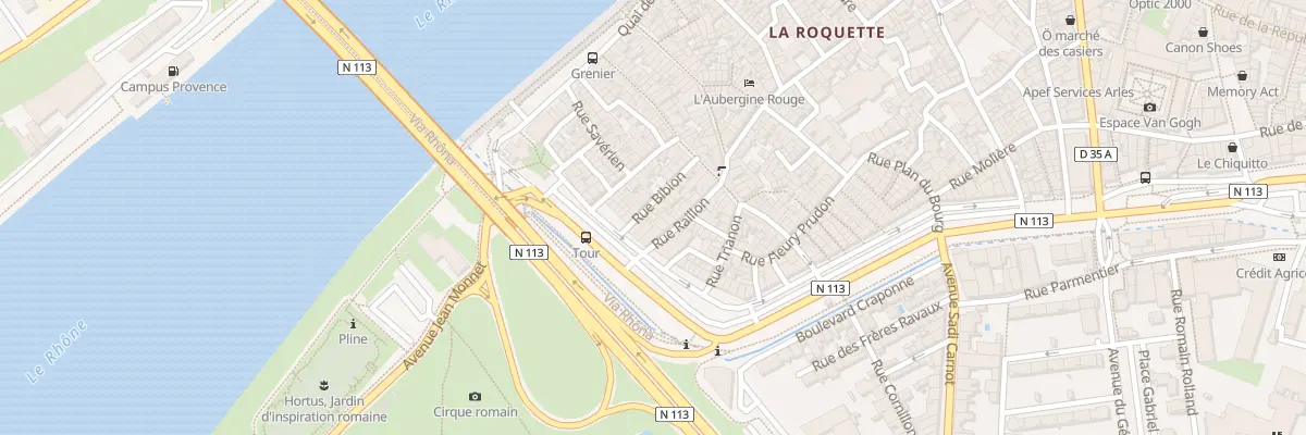 Plan du 21 Rue Bibion à Arles