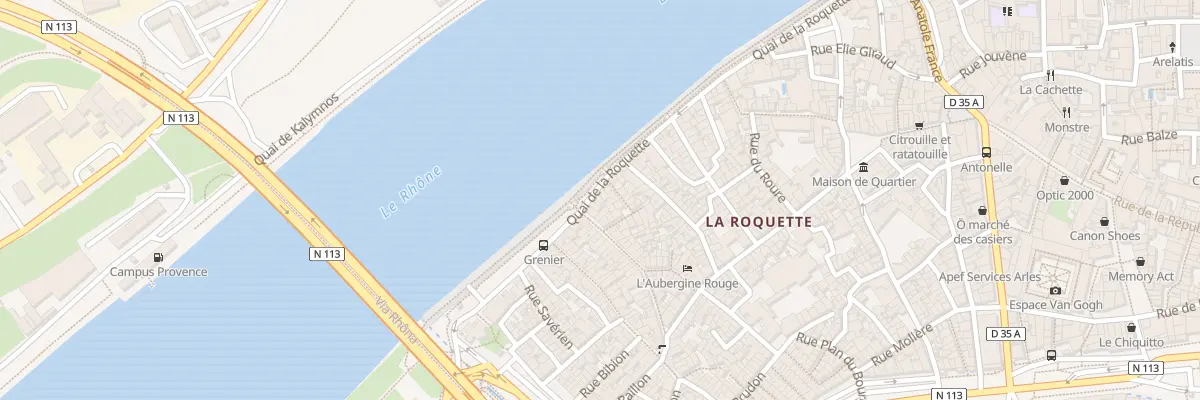 Plan du 67 Quai de la Roquette à Arles