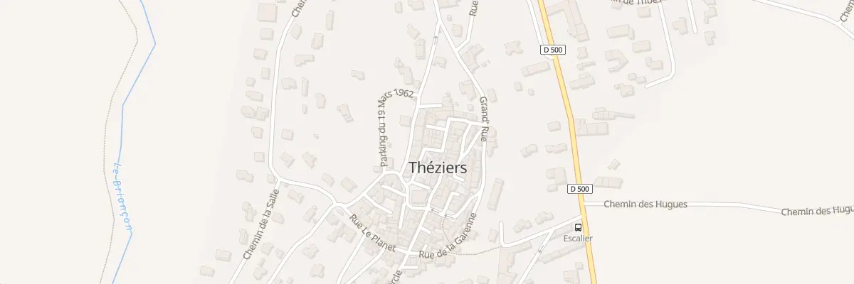 Plan du 5 Rue Anciennes Ecoles à Théziers