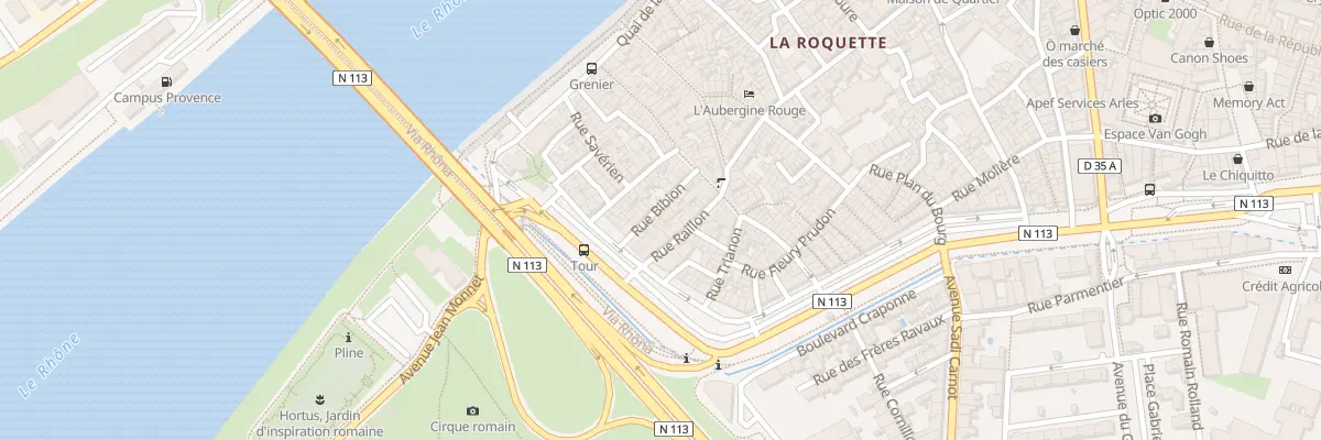 Plan du 17 Rue Bibion à Arles
