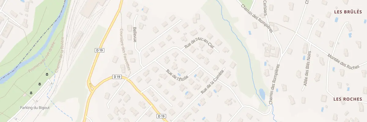 Plan du 188 Rue du Plein Soleil à Éveux