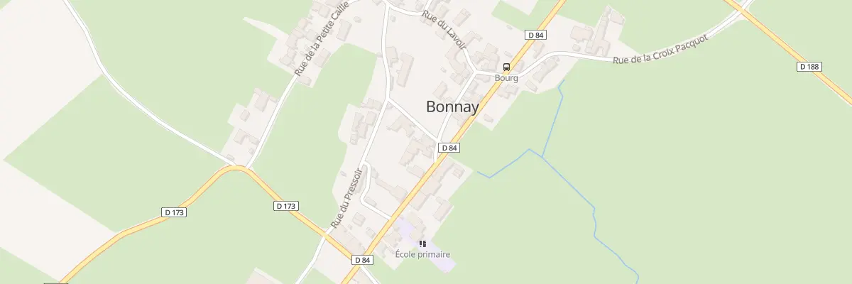 Plan du 1 Rue des Granges à Bonnay-Saint-Ythaire