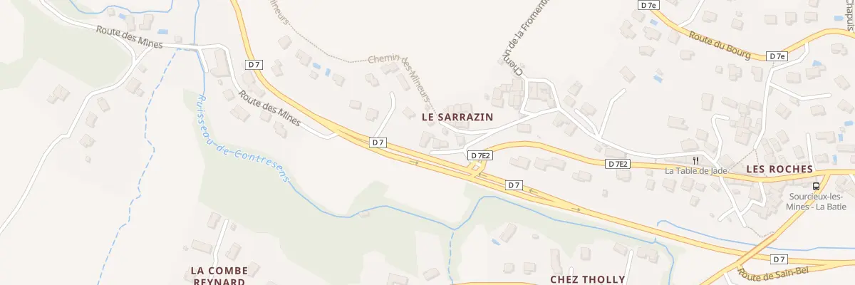 Plan du 386 Rue du Sarrazin à Sourcieux-les-Mines