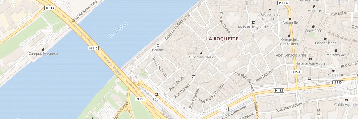 Plan du 33 Rue Genive à Arles