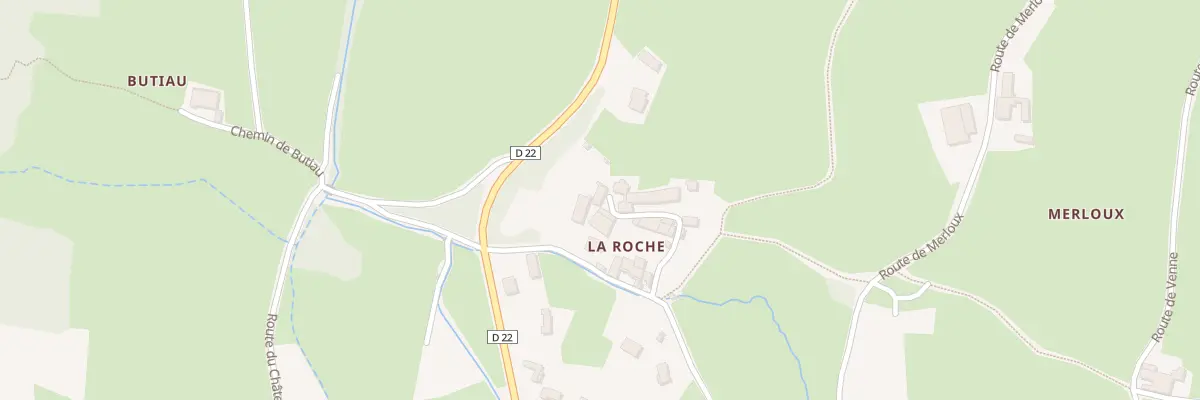 Plan du 5025 La Roche à Saint-Point