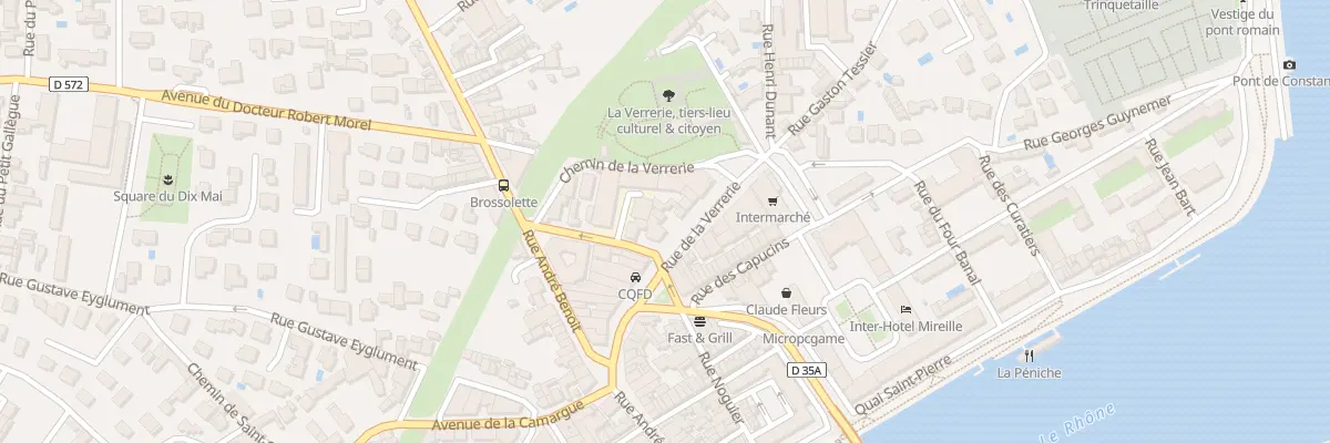 Plan du 4B Rue de la Verrerie à Arles