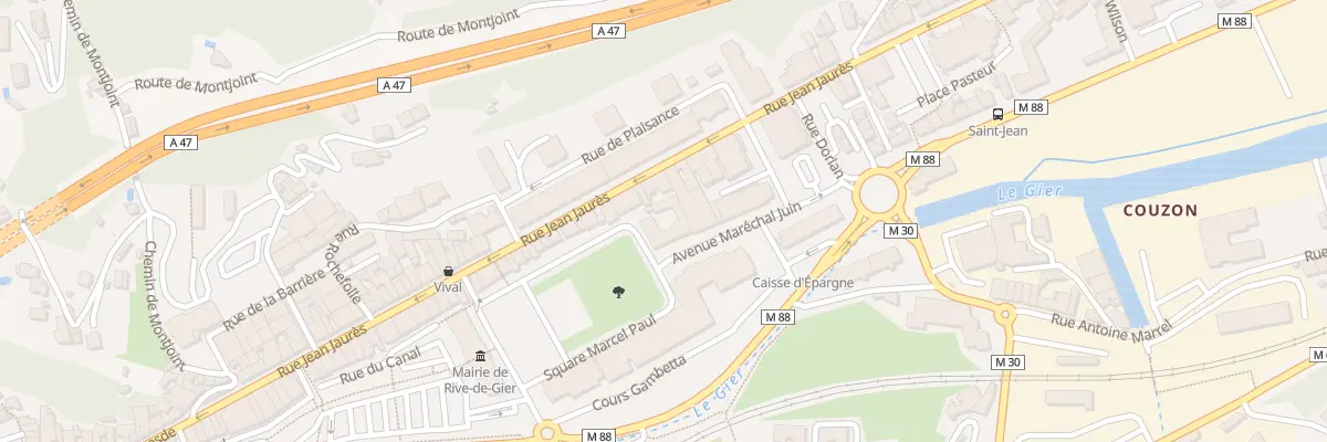 Plan du 18 Sq Marcel Paul à Rive-de-Gier