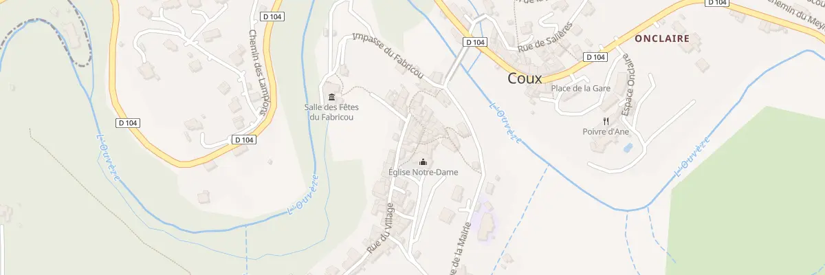 Plan du 5618 Le Village à Coux