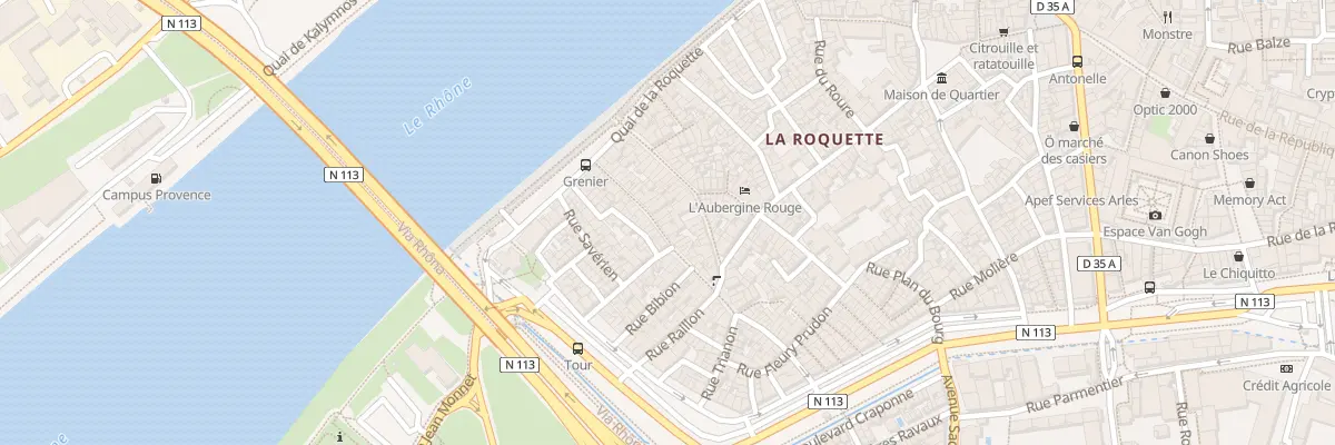 Plan du 35 Rue Genive à Arles