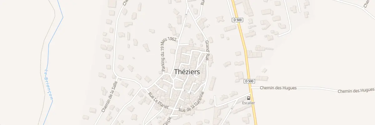 Plan du 7 Rue Anciennes Ecoles à Théziers