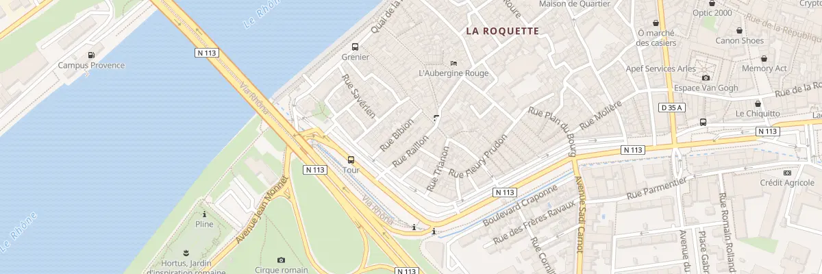 Plan du 11 Rue Bibion à Arles