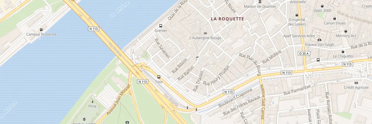 Plan du 7 Rue Bibion à Arles