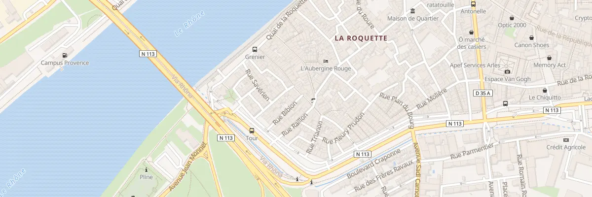 Plan du 2 Rue Bibion à Arles
