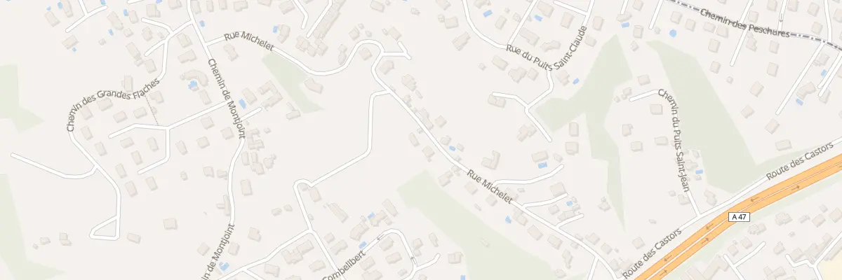 Plan du 25 Rue Michelet à Rive-de-Gier