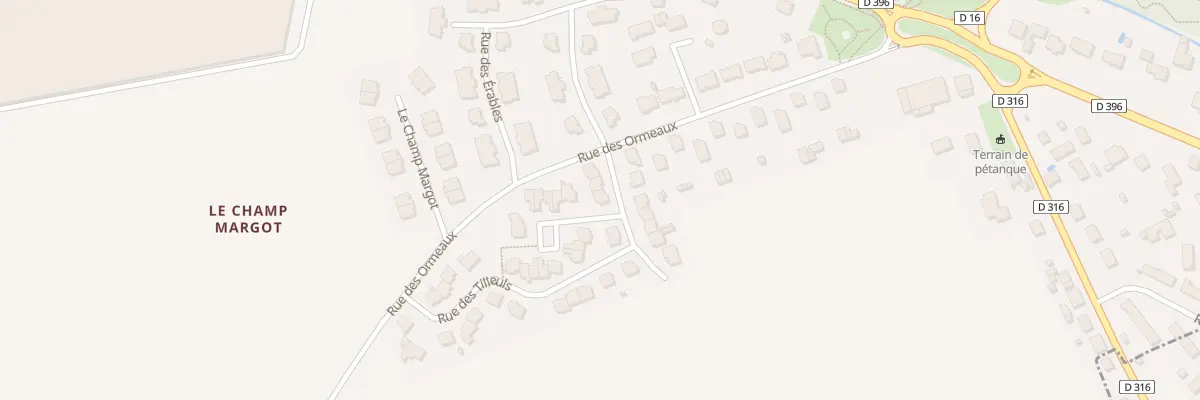 Plan du 33 Rue des Tilleuls à Marolles