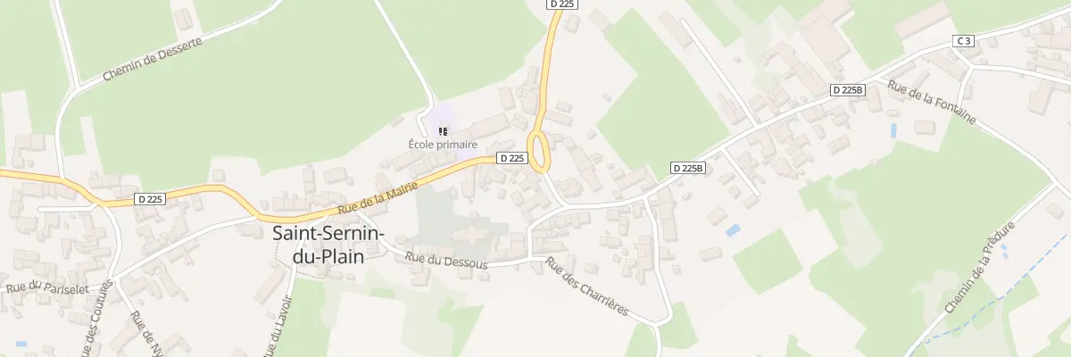 Plan du 10 Pl de l’Abbaye à Saint-Sernin-du-Plain