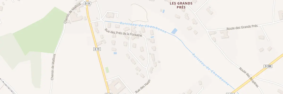 Plan du 105 Rue des Haies à Frontenas
