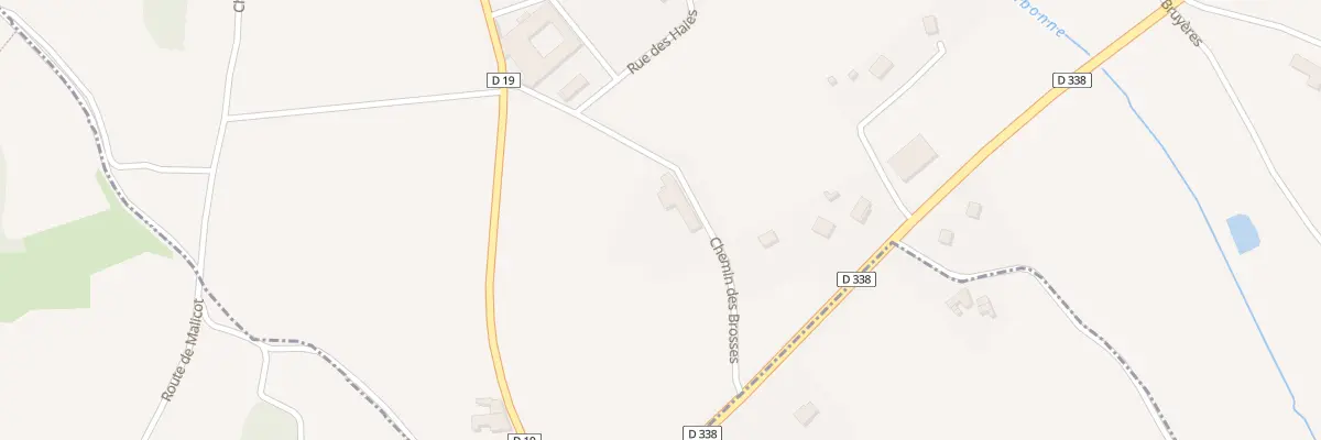 Plan du 185 Che des Brosses à Frontenas