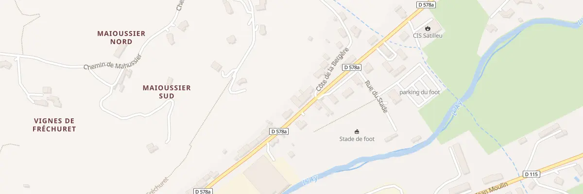 Plan du 385 Rue de la Bergère à Satillieu