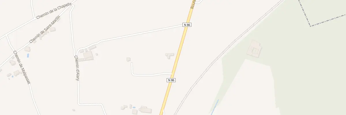 Plan du 1335 Rte de Lyon à Bagnols-sur-Cèze