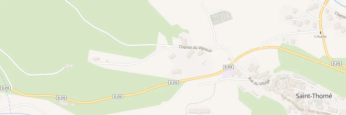 Plan du 5200 Vignoux à Saint-Thomé