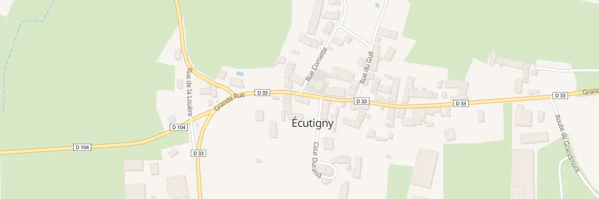 Plan du 21 Rue Grande Rue à Écutigny