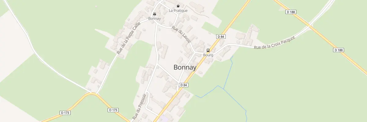 Plan du 3 Rue des Granges à Bonnay-Saint-Ythaire