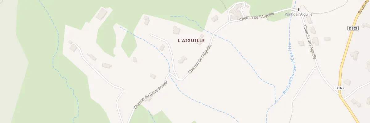 Plan du 690 Che de l’Aiguille à Aubignas