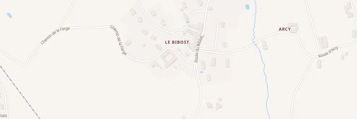 Plan du 492 Rte du Bibost à Sourcieux-les-Mines