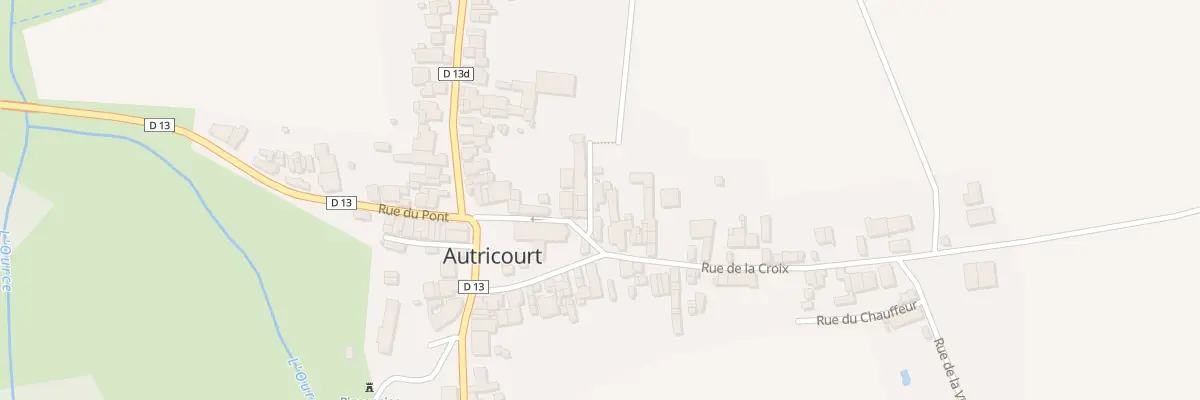 Plan du 9006 Rle Meix Borne à Autricourt