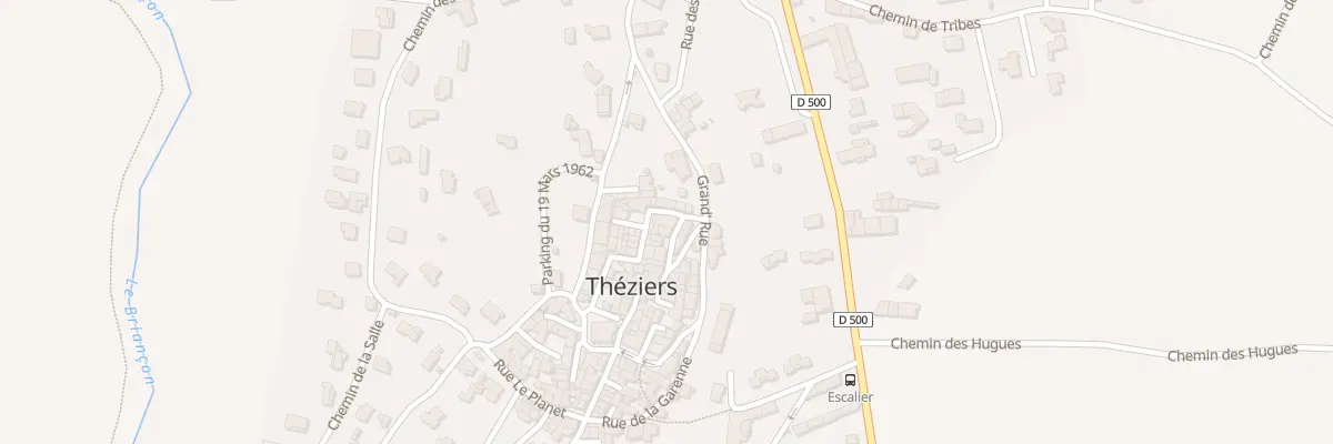 Plan du 13 Rue du Café à Théziers