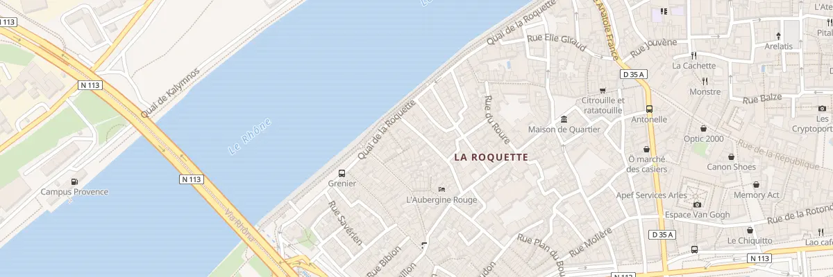 Plan du 10 Rue Sénebier à Arles
