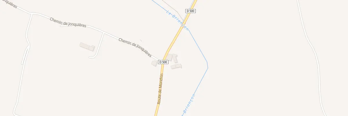 Plan du 1 Rte de Montfrin à Théziers