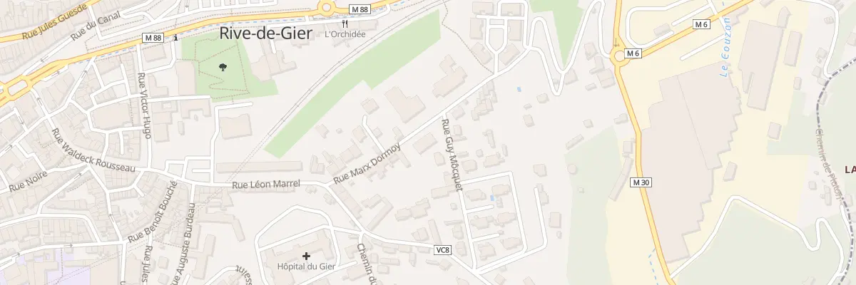 Plan du 10 Rue Max Dormoy à Rive-de-Gier