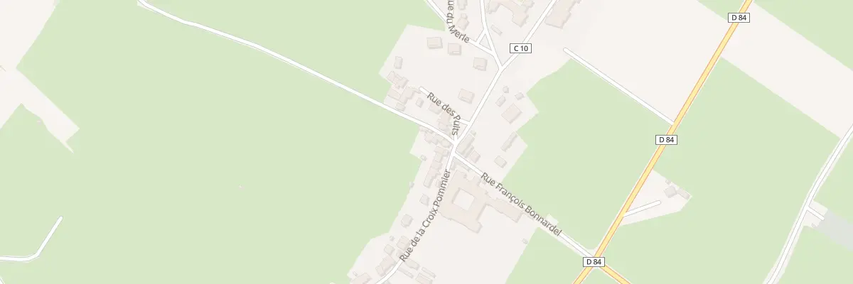 Plan du 25 Rue de la Croix Pommier à Bonnay-Saint-Ythaire