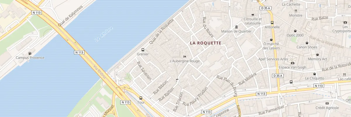 Plan du 2 Rue Waldeck-Rousseau à Arles