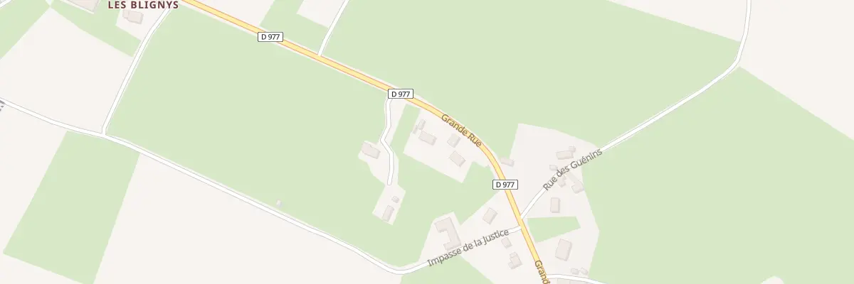 Plan du 5074 Les Blignys à Cersot
