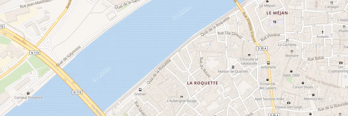 Plan du 1 Rue des Salines à Arles