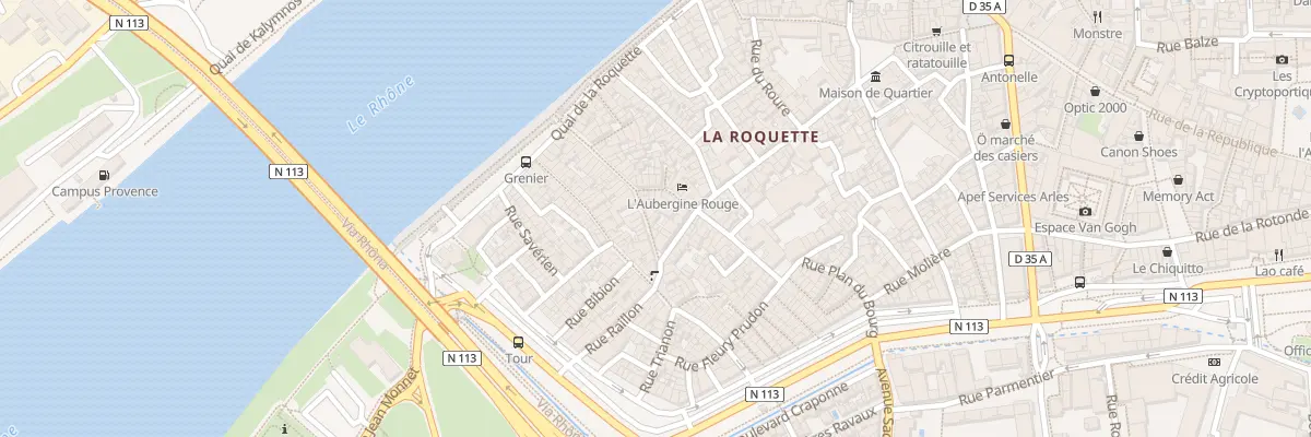 Plan du 33 Rue Croix Rouge à Arles