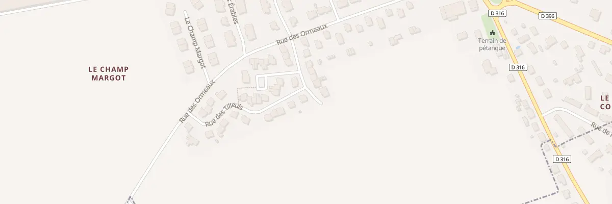 Plan du 8 Rue des Tilleuls à Marolles