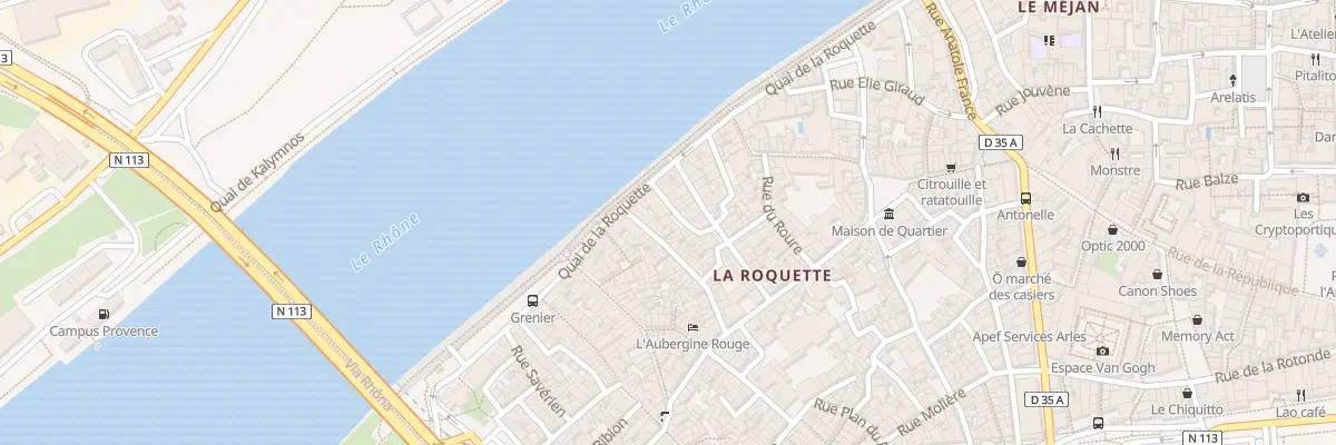 Plan du 2 Rue des Salines à Arles