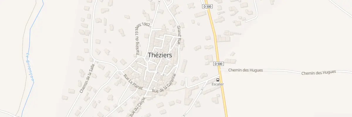 Plan du 3 Gr Grand Rue à Théziers