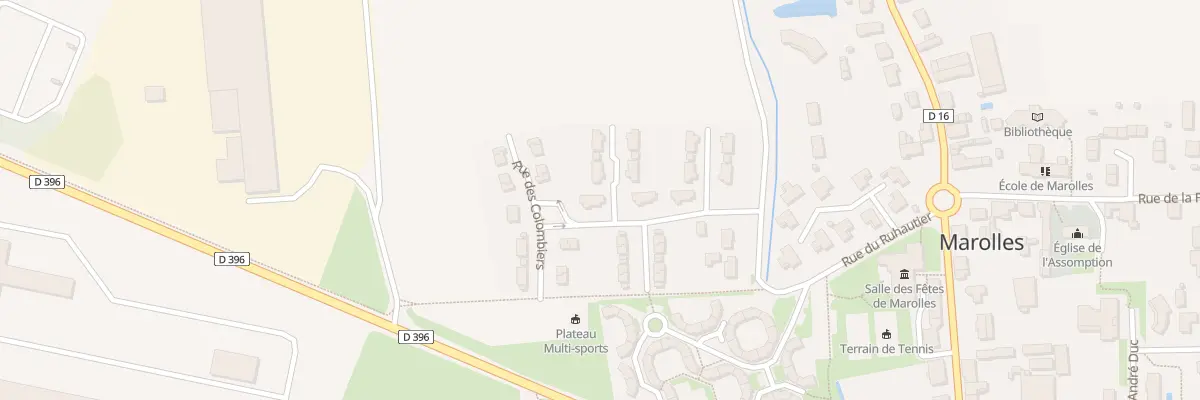 Plan du 41 Rue des Colombiers à Marolles