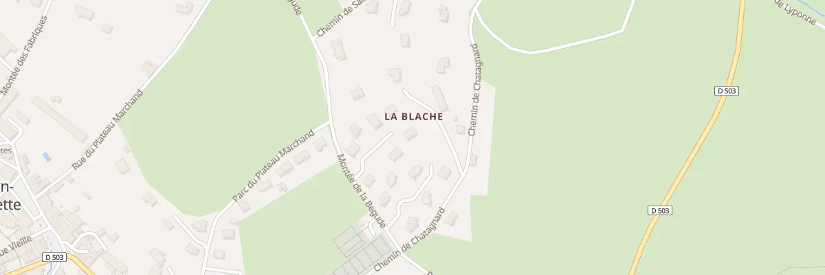 Plan du 13 Lot de la Blache 2 à Saint-Julien-Molin-Molette